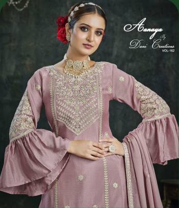 Aanaya Vol 162 By Dani Creation Designer Partywear Salwar Kameez Collection